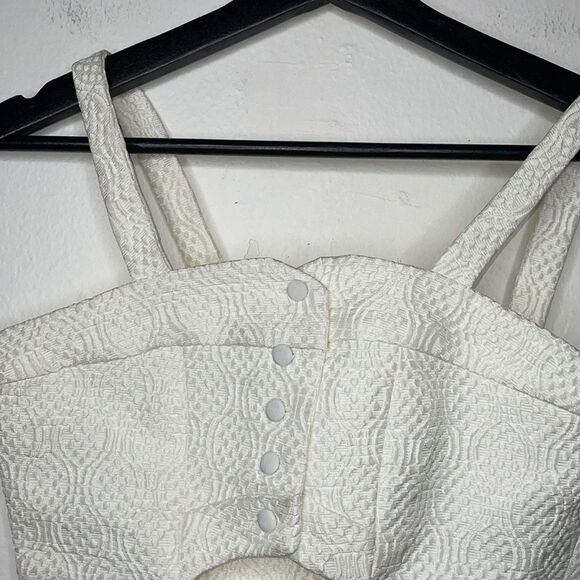 Mossman Sleeveless Crop Top Sz 6 - Picture 5 of 7